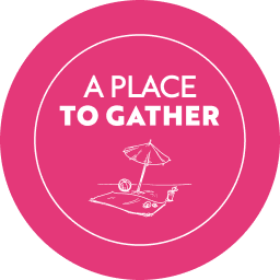 A place to gather sticker
